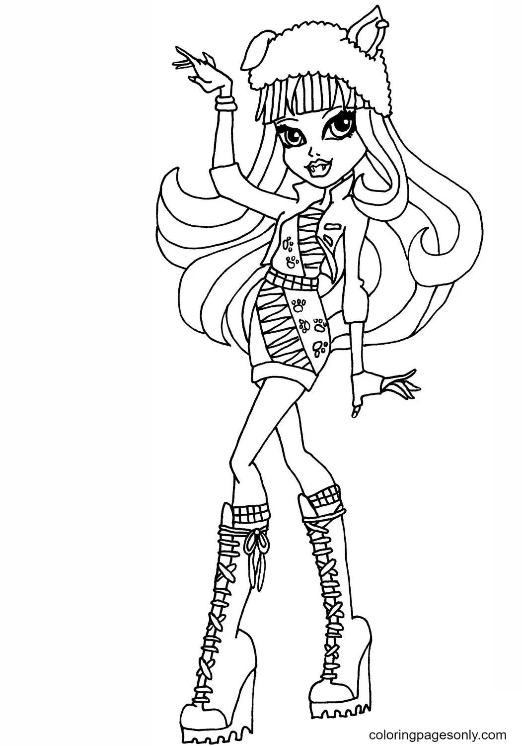 Monster High Coloring Pages 19