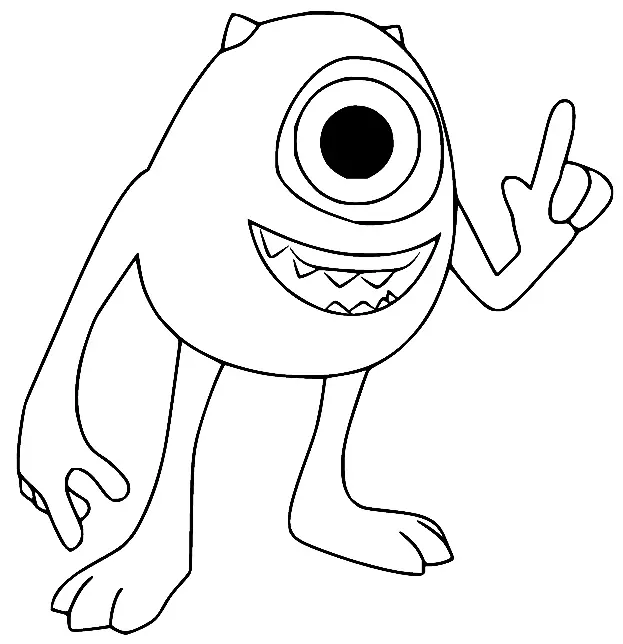 Monsters University Ausmalbilder 22
