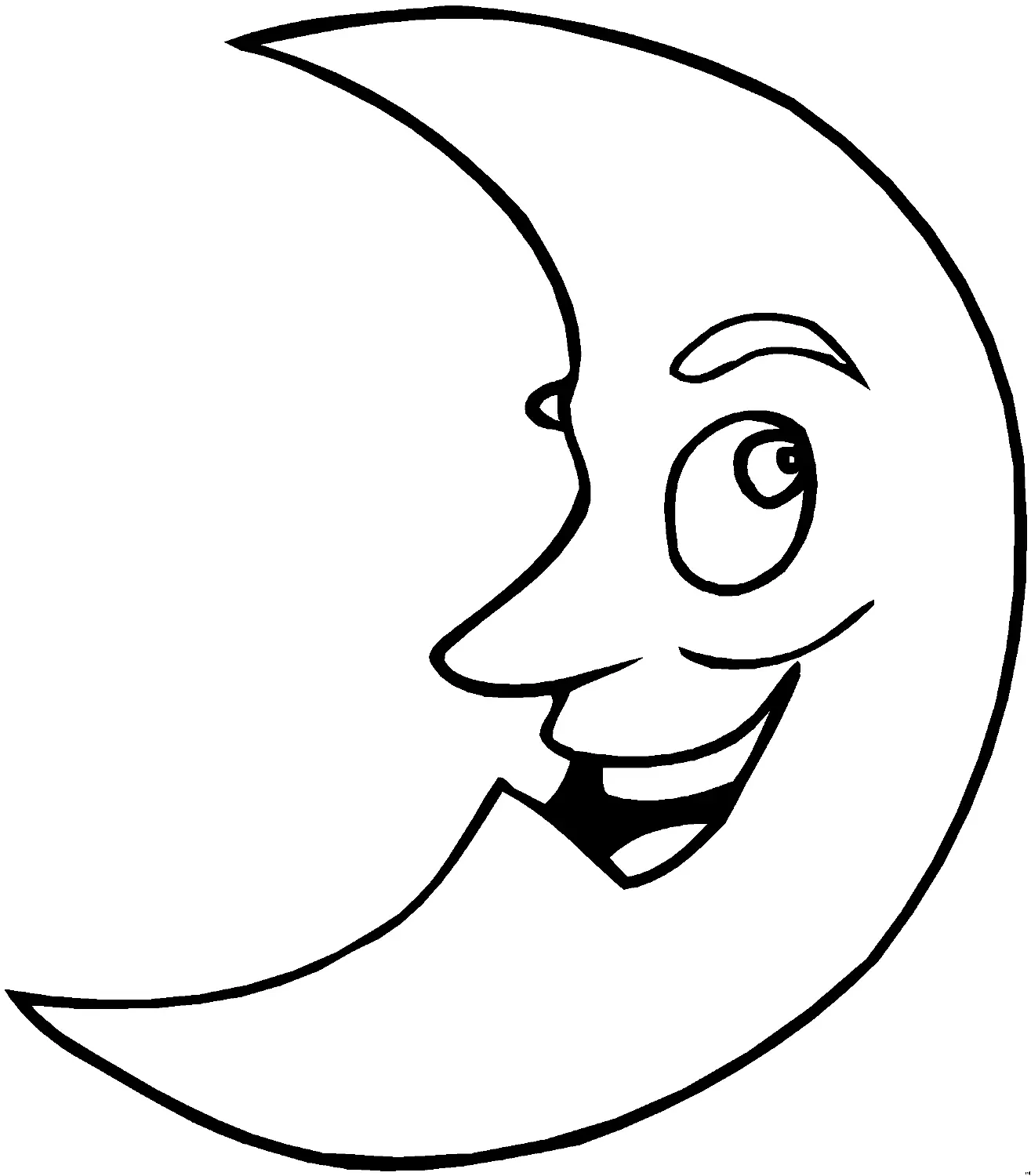 La Luna Para Colorear 46