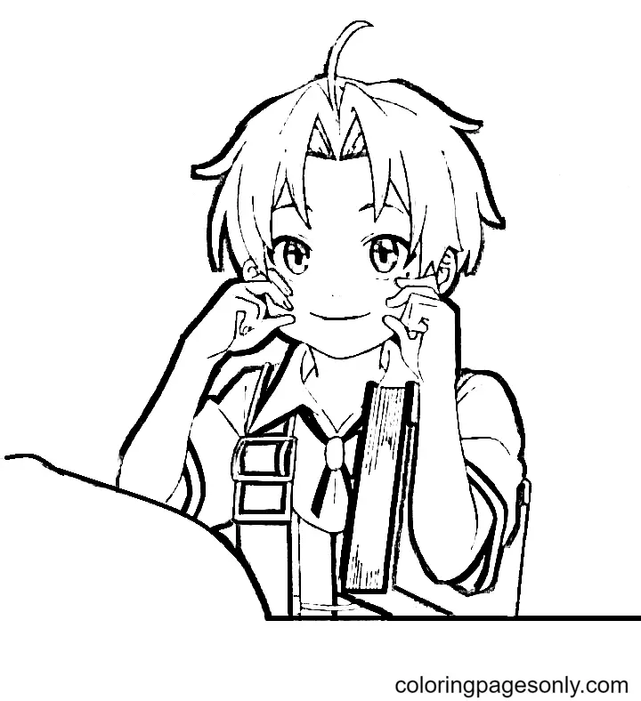 Mushoku Tensei Jobless Reincarnation Coloring Pages 42