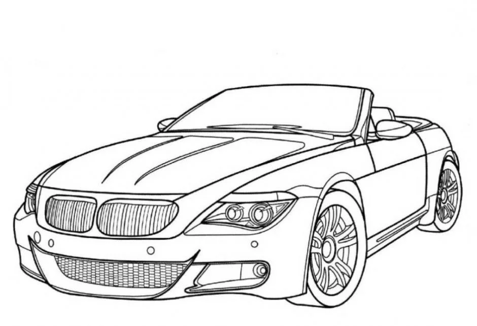 Desenhos de Mustang Para Colorir