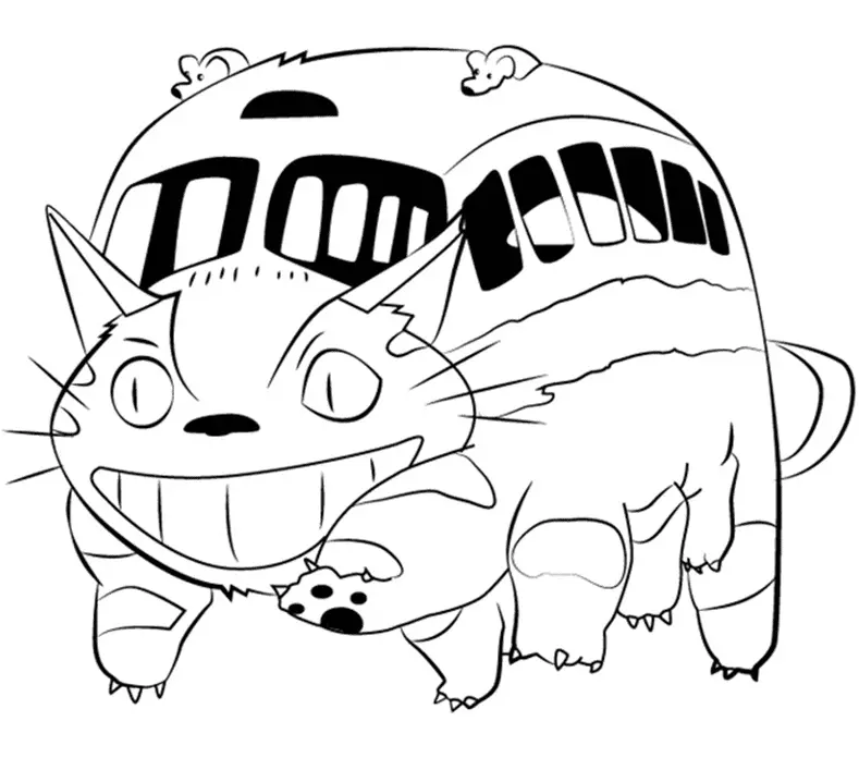 My Neighbor Totoro Coloring Pages 17
