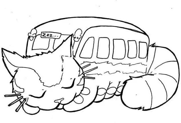 My Neighbor Totoro Coloring Pages 21