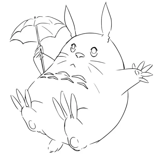 My Neighbor Totoro Coloring Pages 25