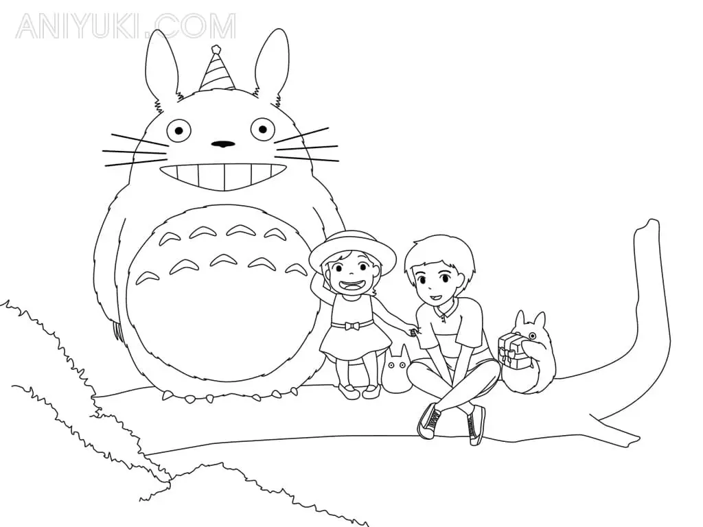 My Neighbor Totoro Coloring Pages 33