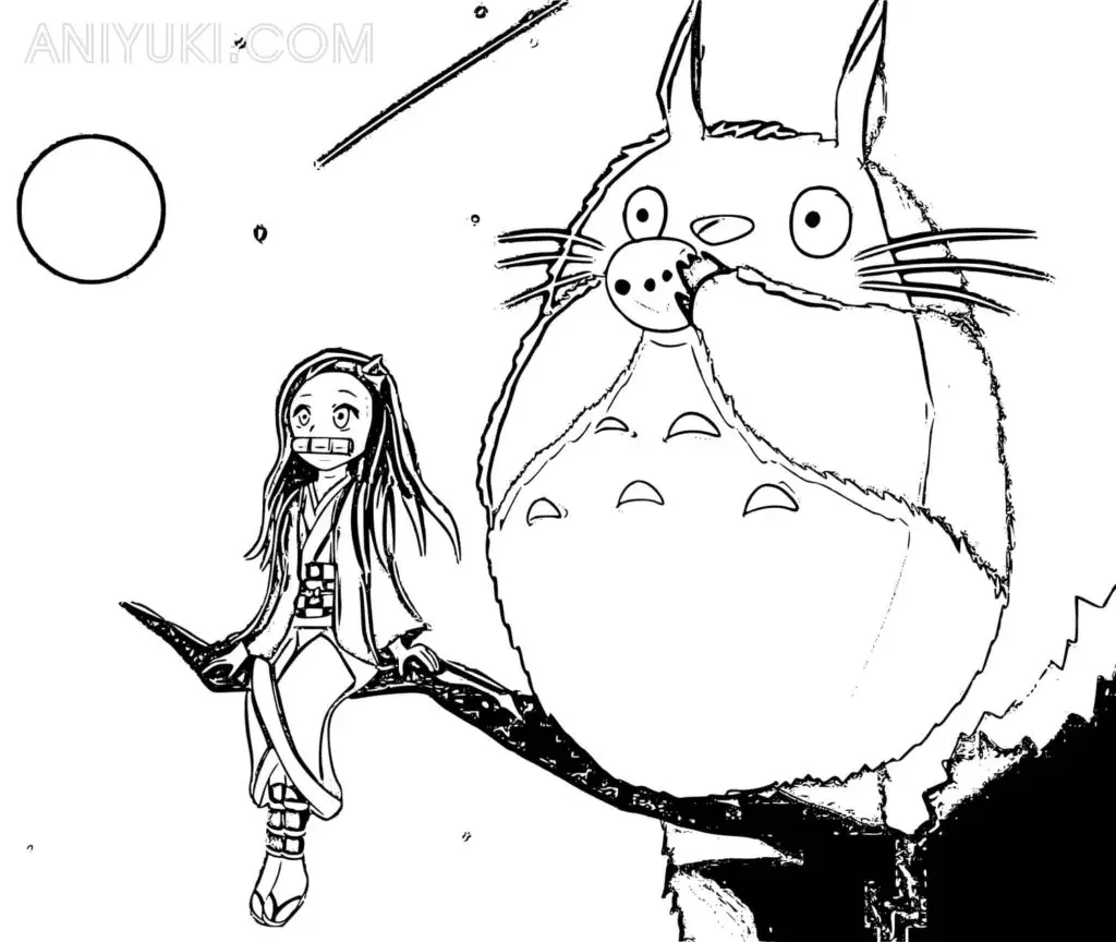 My Neighbor Totoro Coloring Pages 36