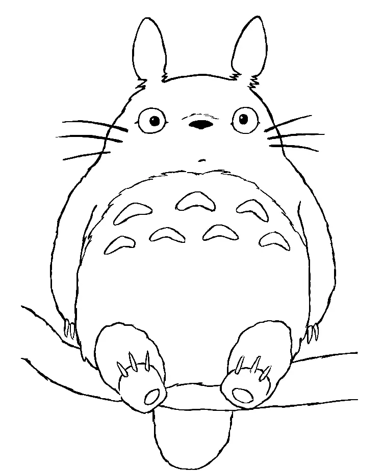 My Neighbor Totoro Coloring Pages 42