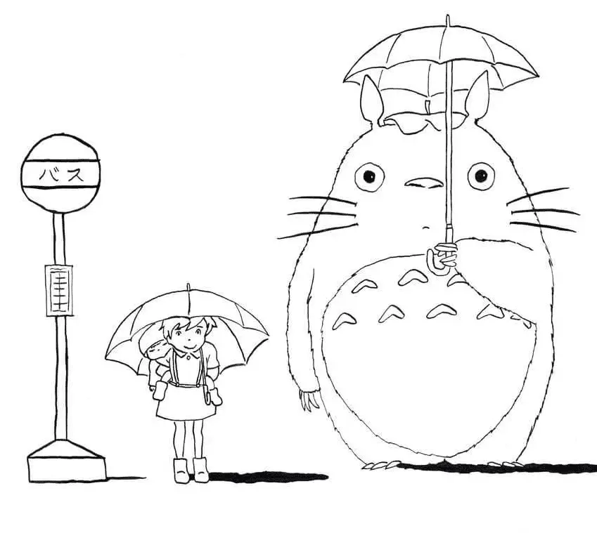 My Neighbor Totoro Coloring Pages 5