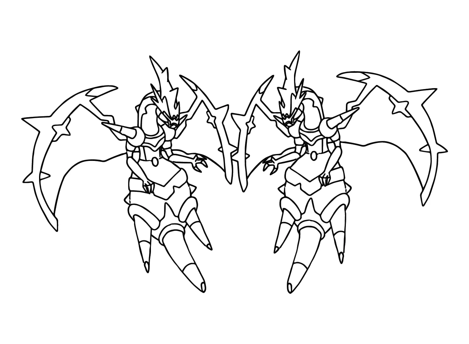 Naganadel Para Colorear 1