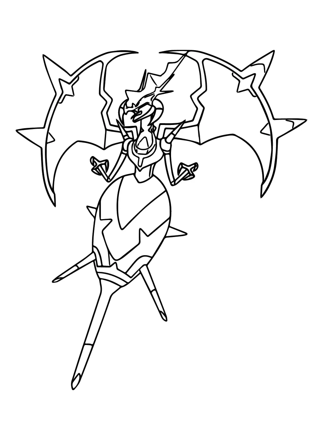 Naganadel Para Colorear 11