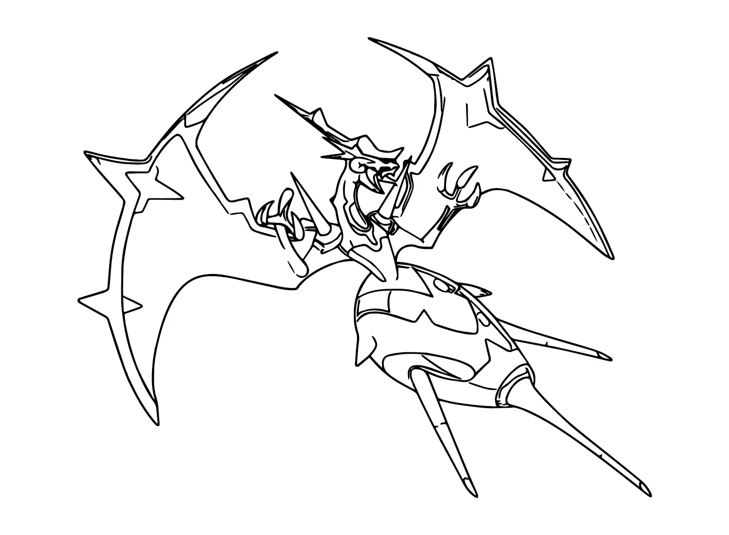Naganadel Para Colorear 12