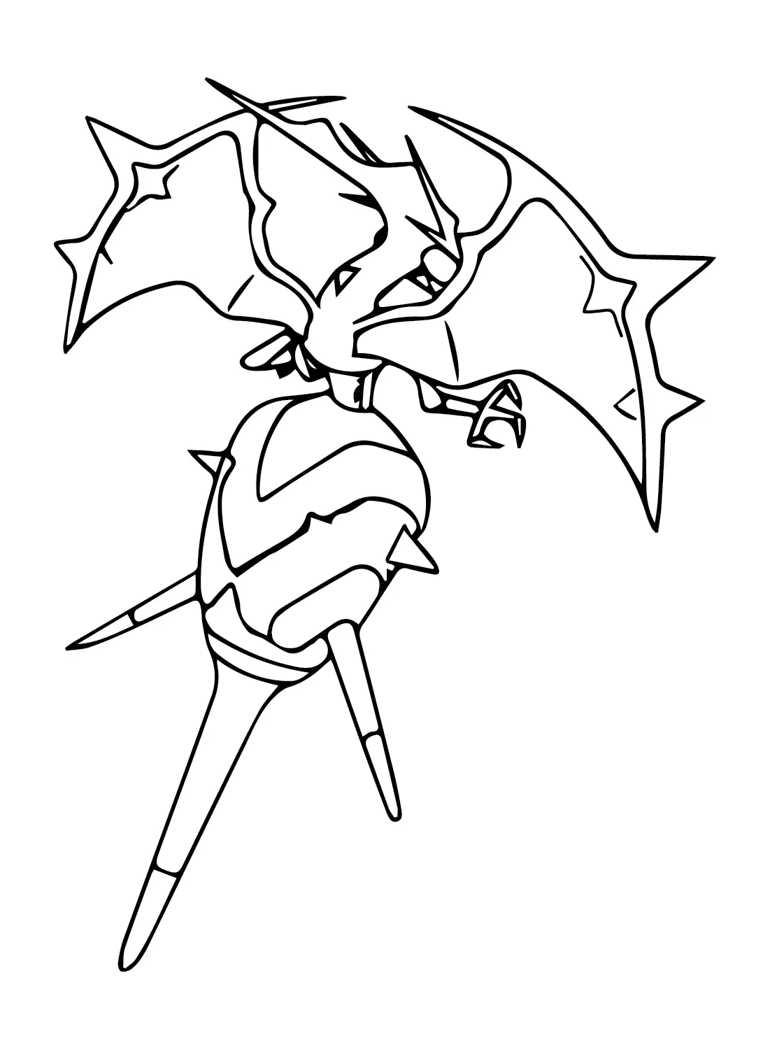 Naganadel Para Colorear 14