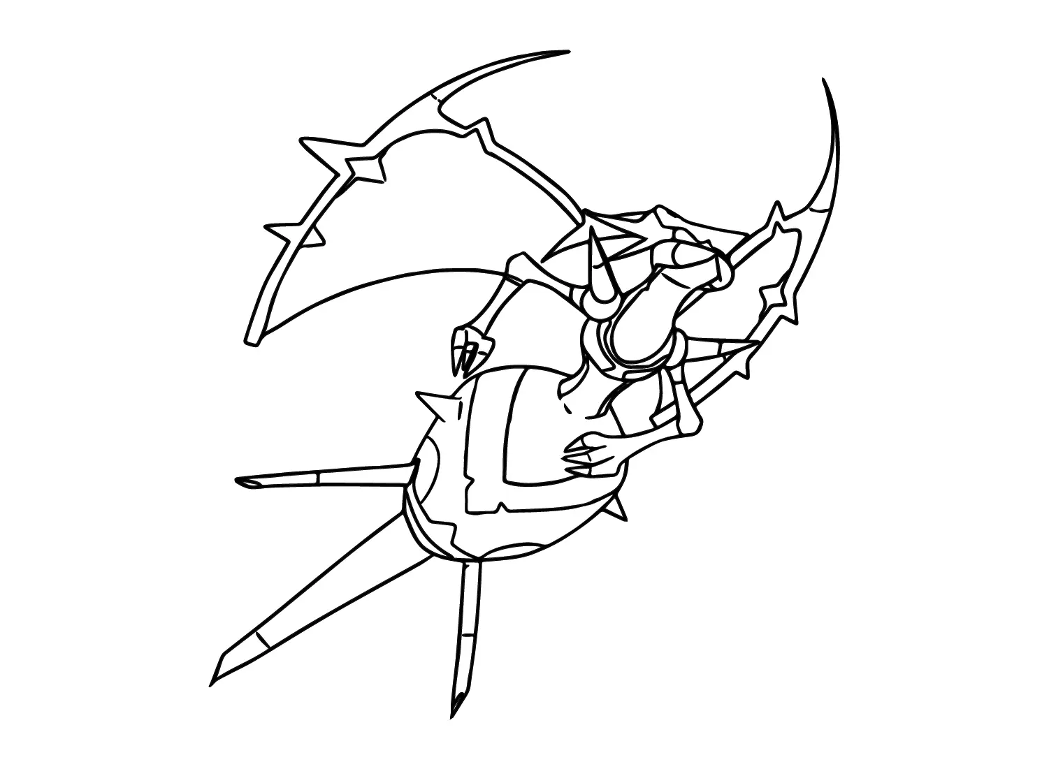 Naganadel Para Colorear 15