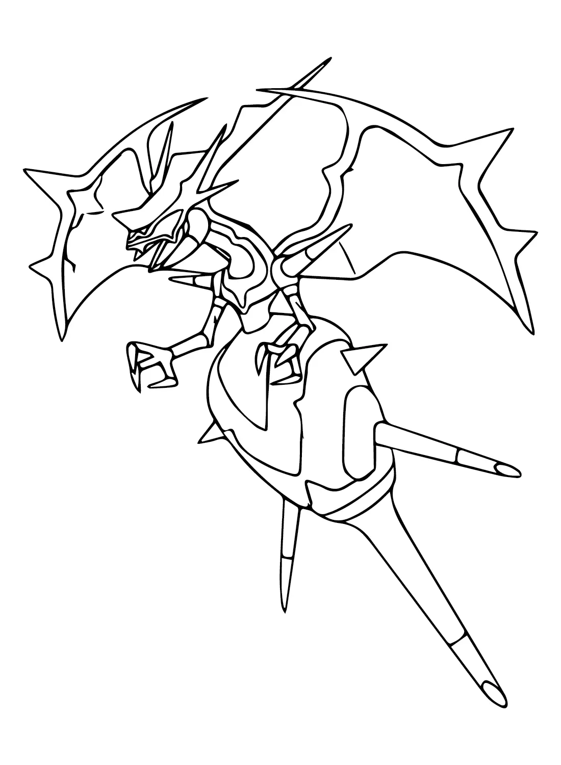 Naganadel Para Colorear 16
