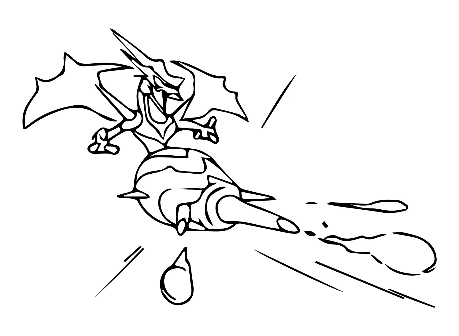 Naganadel Para Colorear 19