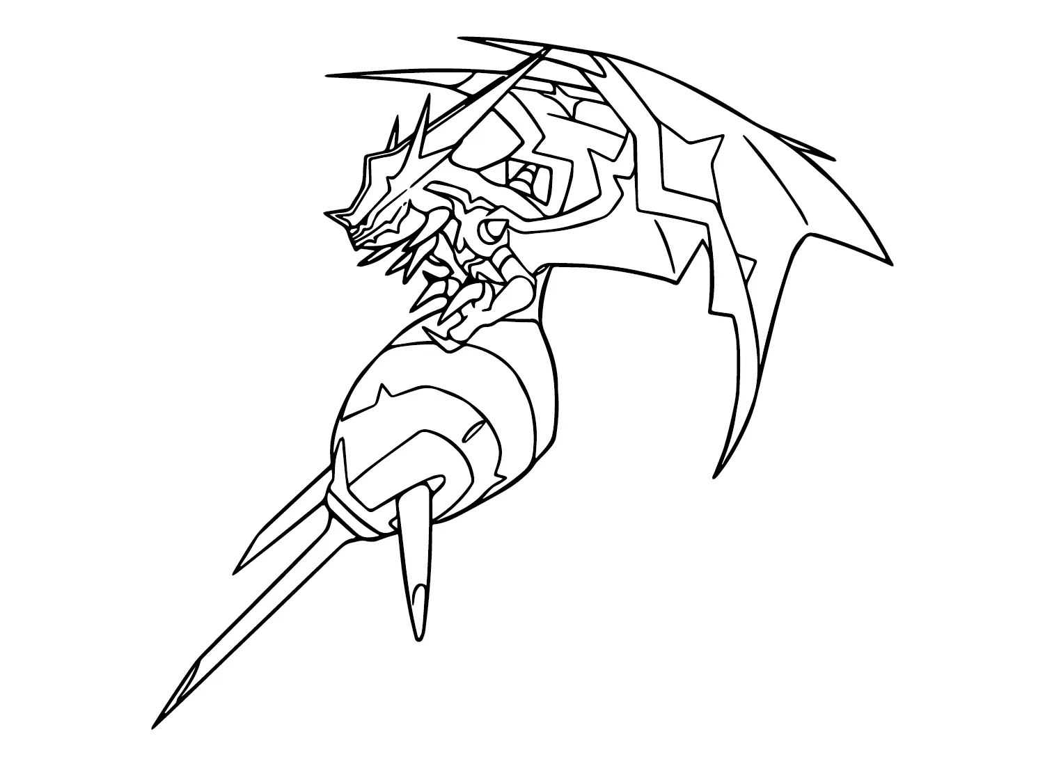 Naganadel Para Colorear 8