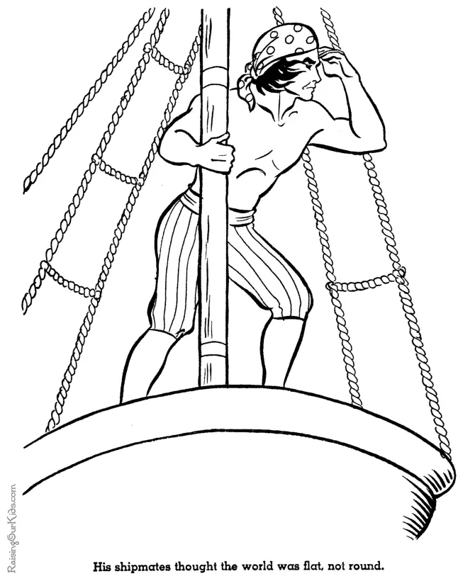 Nina Pinta Santa Maria Coloring Pages 15