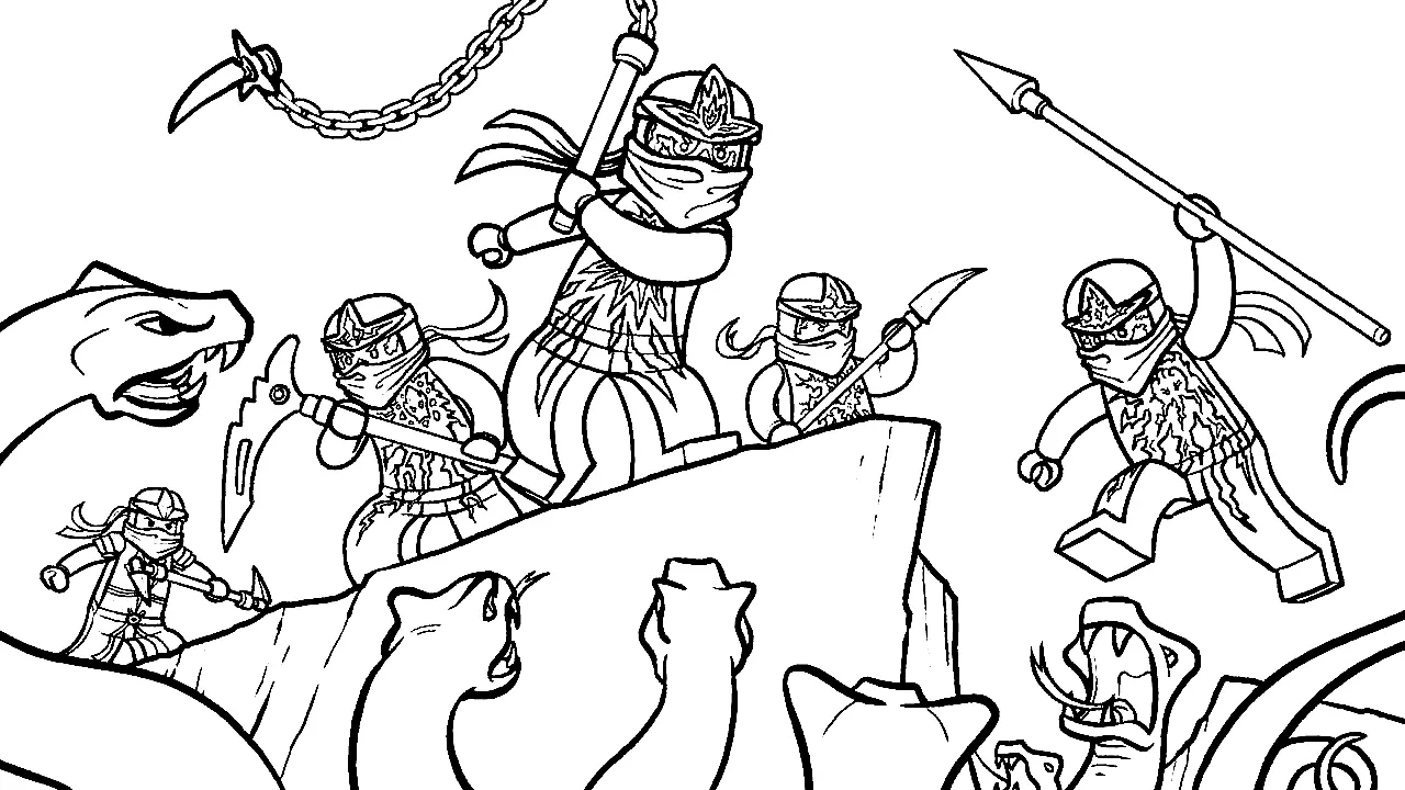 Ninjago Para Colorear 25