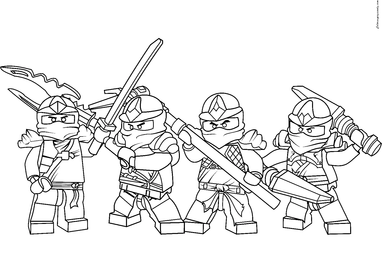 Ninjago Para Colorear 29