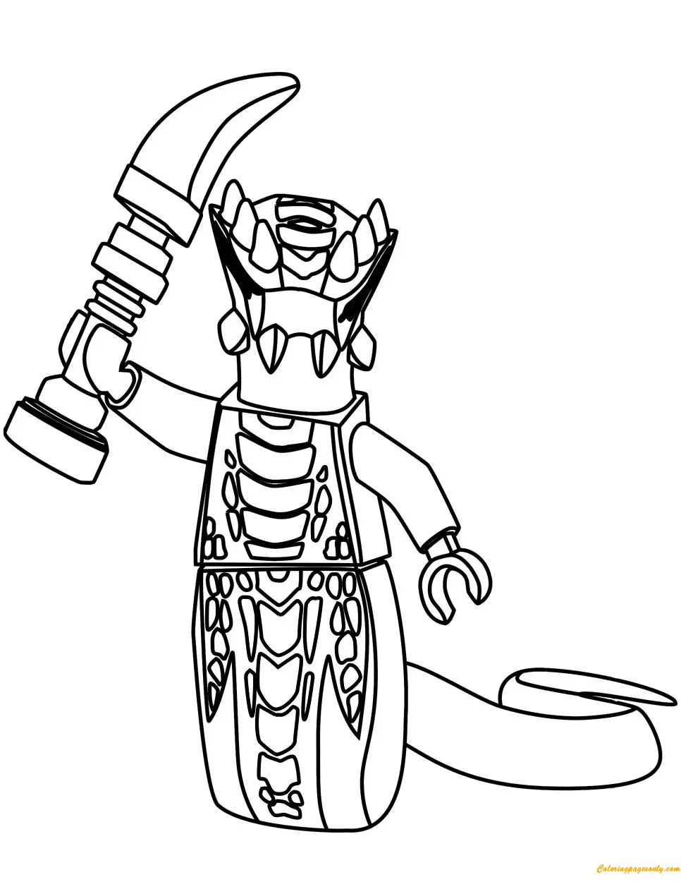Ninjago Para Colorear 4