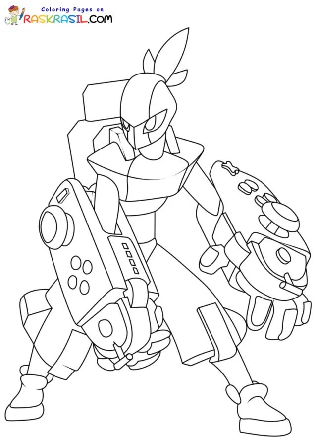 Nintendo Switch Coloring Pages 7