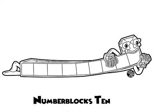 Desenhos de Numberblocks Para Colorir 49