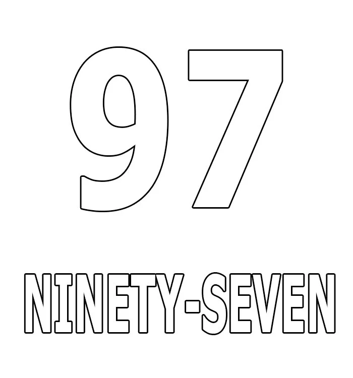 Numbers Coloring Pages 42