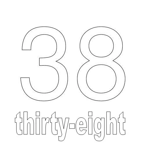 Numbers Coloring Pages 83