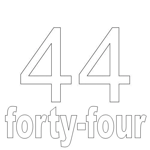 Numbers Coloring Pages 93