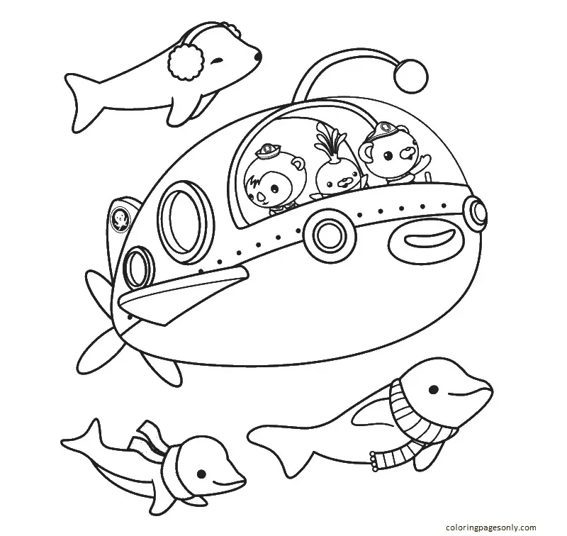 Octonauts Ausmalbilder 25