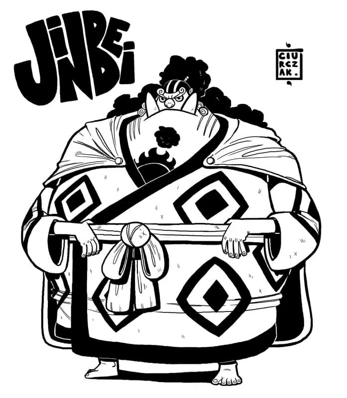 Desenhos de Personagens One Piece Para Colorir 16