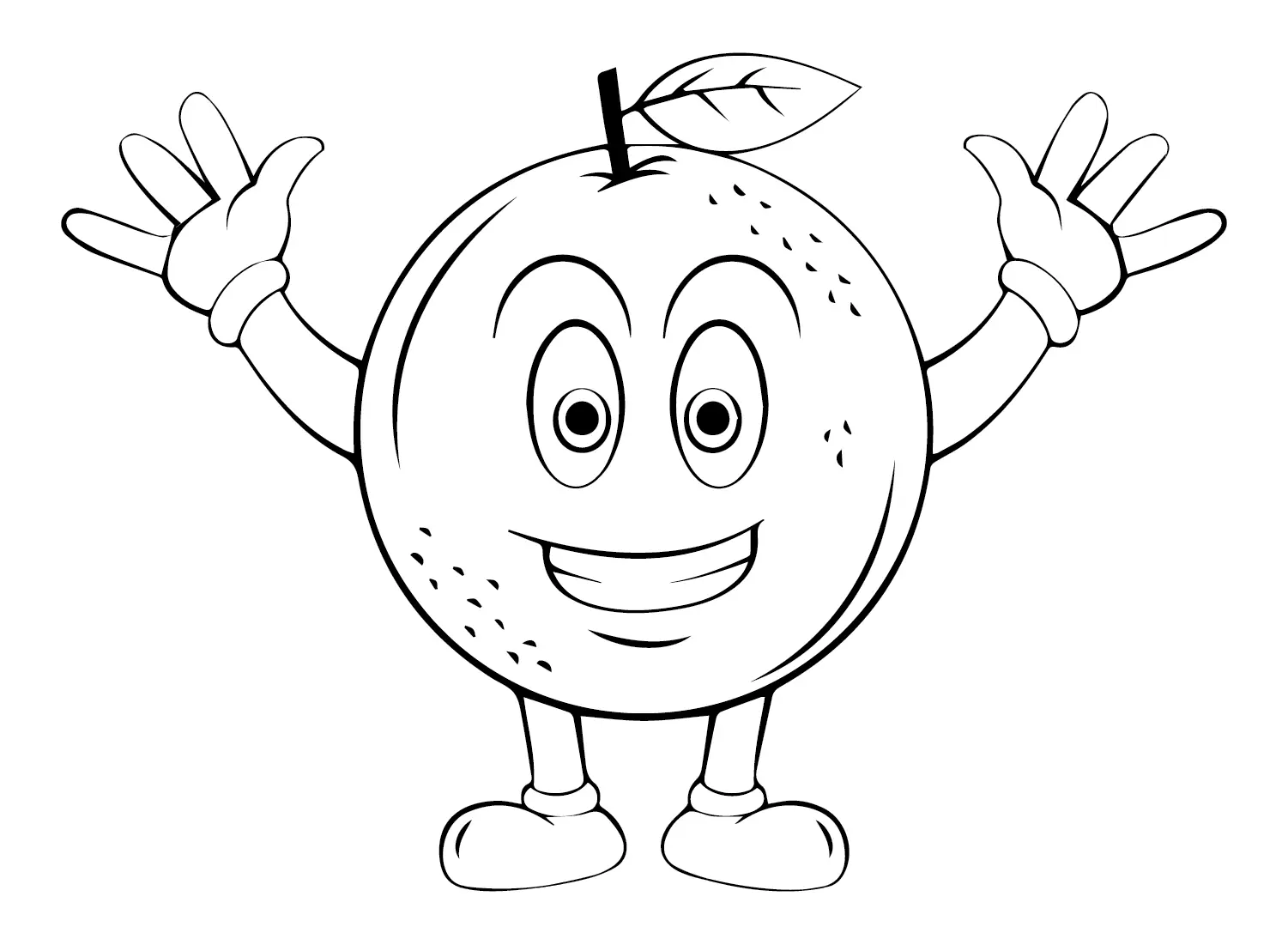 Oranges Coloring Pages 17