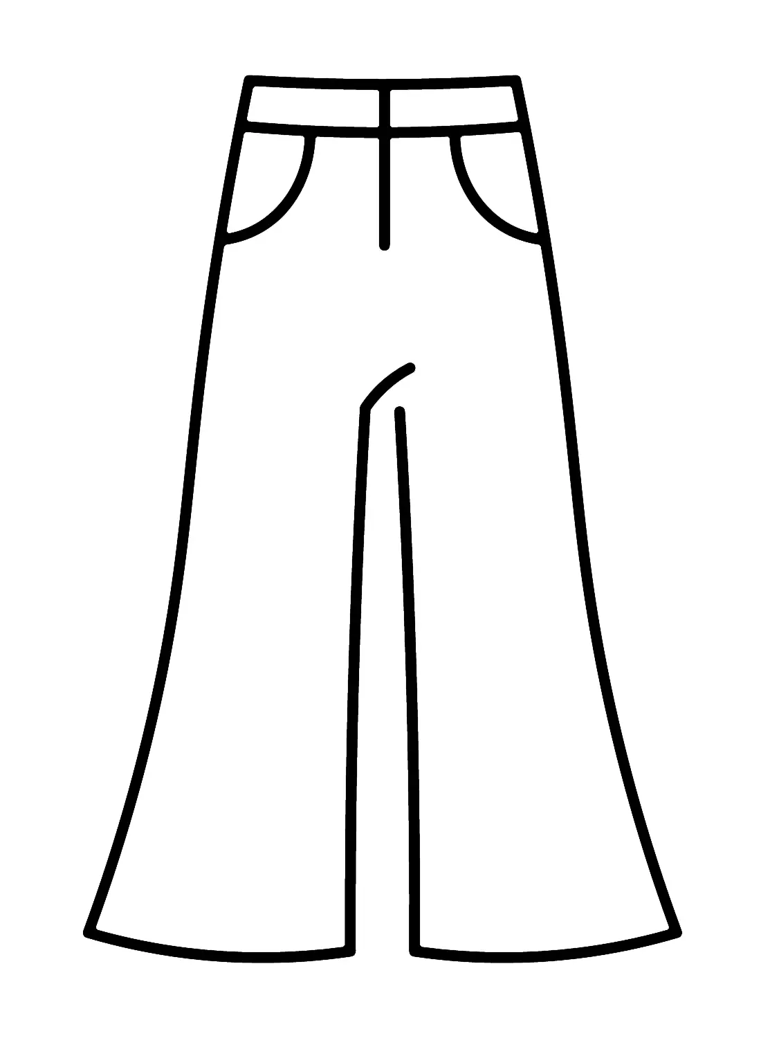 Desenhos de Calcas Para Colorir 26
