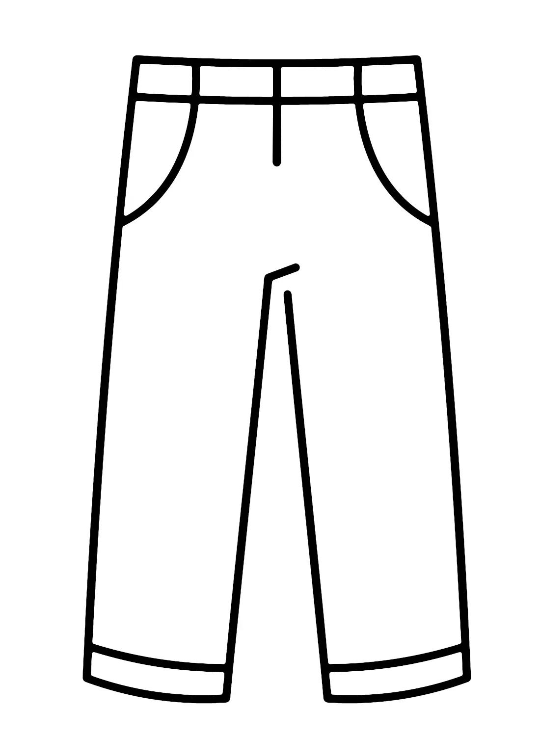 Desenhos de Calcas Para Colorir 3