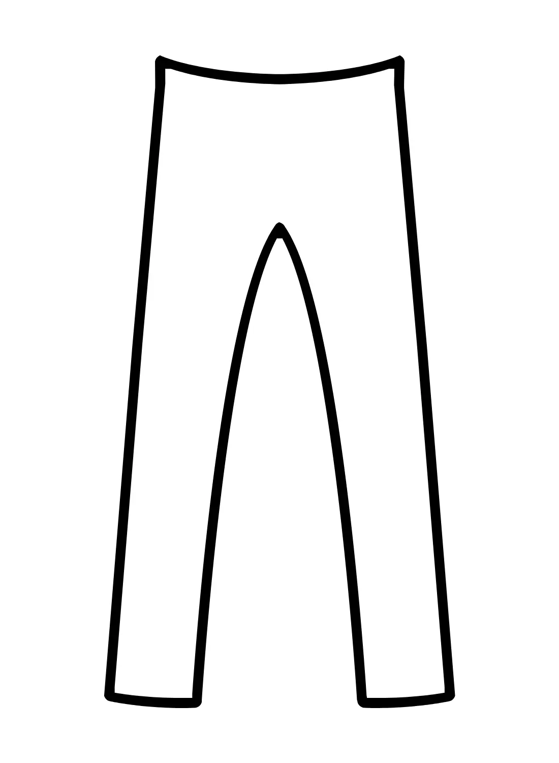 Desenhos de Calcas Para Colorir 35