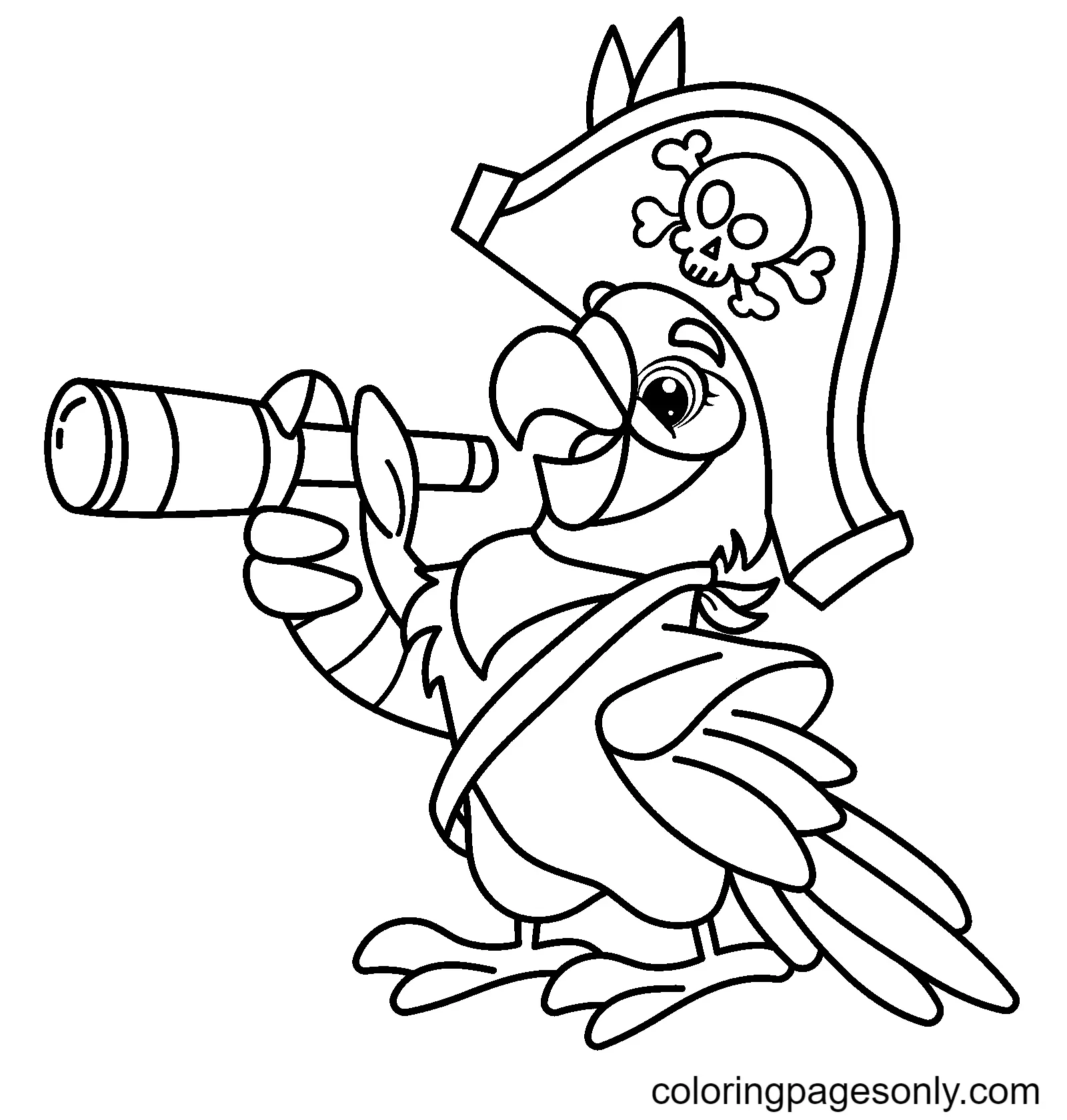 Parrot Coloring Pages 16