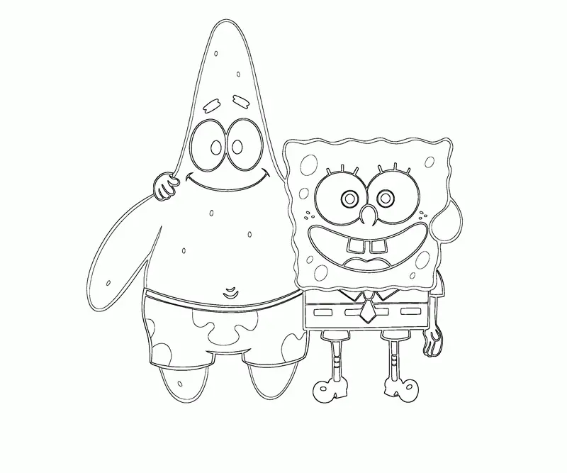 Patricio Estrella Para Colorear 4