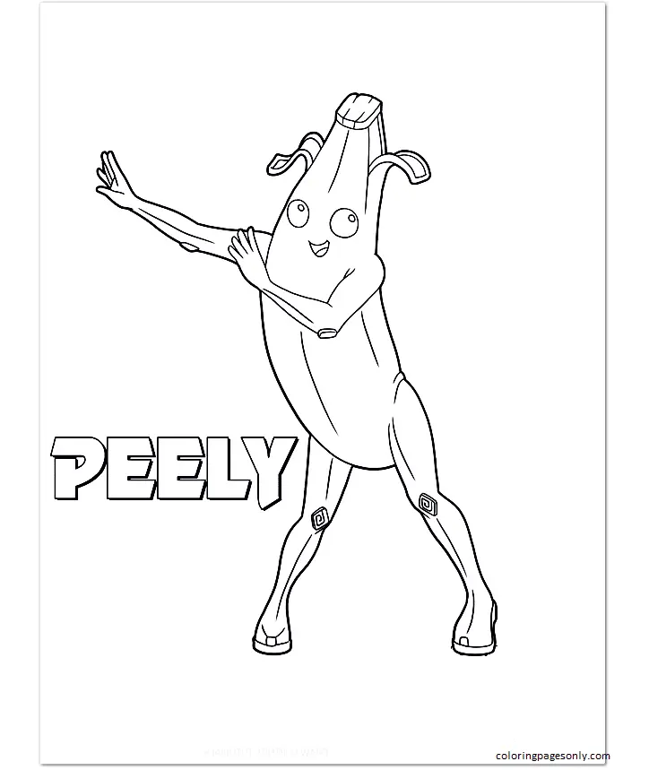 Peely Ausmalbilder 5