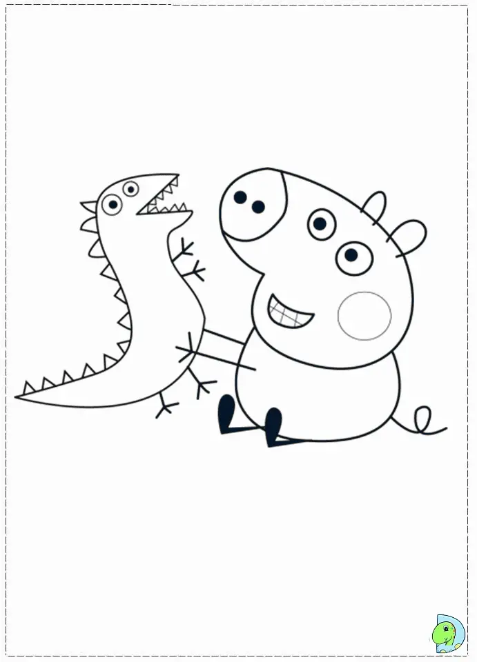Peppa Pig Para Colorear 13