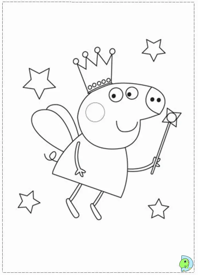 Peppa Pig Para Colorear 33