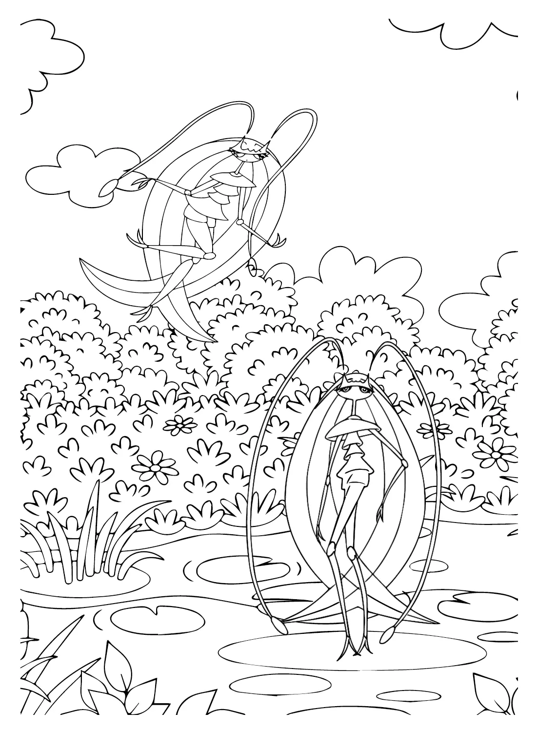 Pheromosa Coloring Pages 6