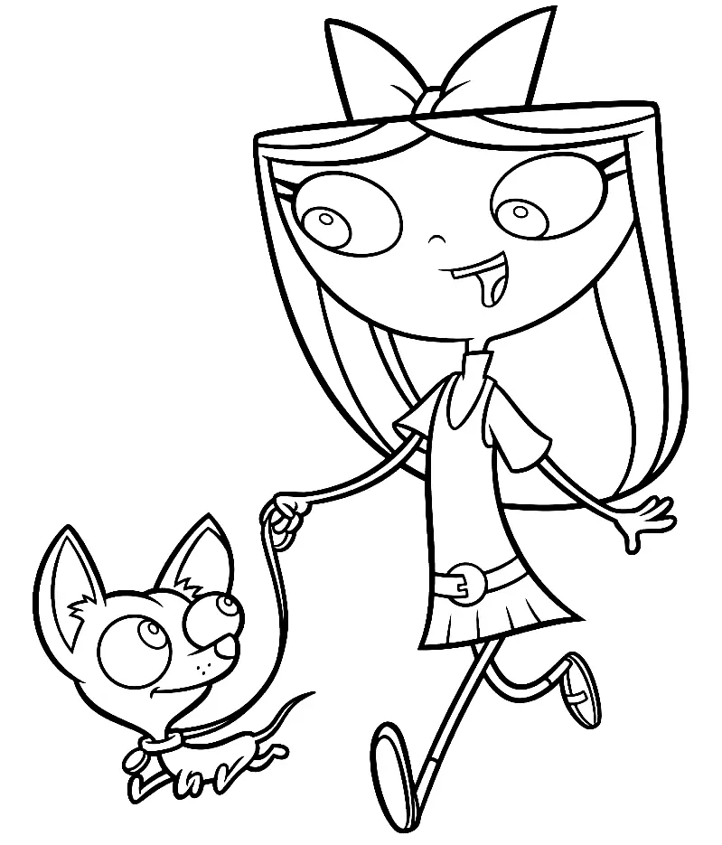 Desenhos de Phineas And Ferb Para Colorir 18