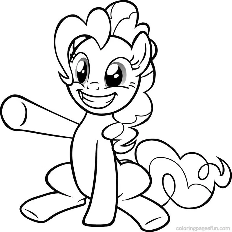 Desenhos de Pinkie Pie Para Colorir 6