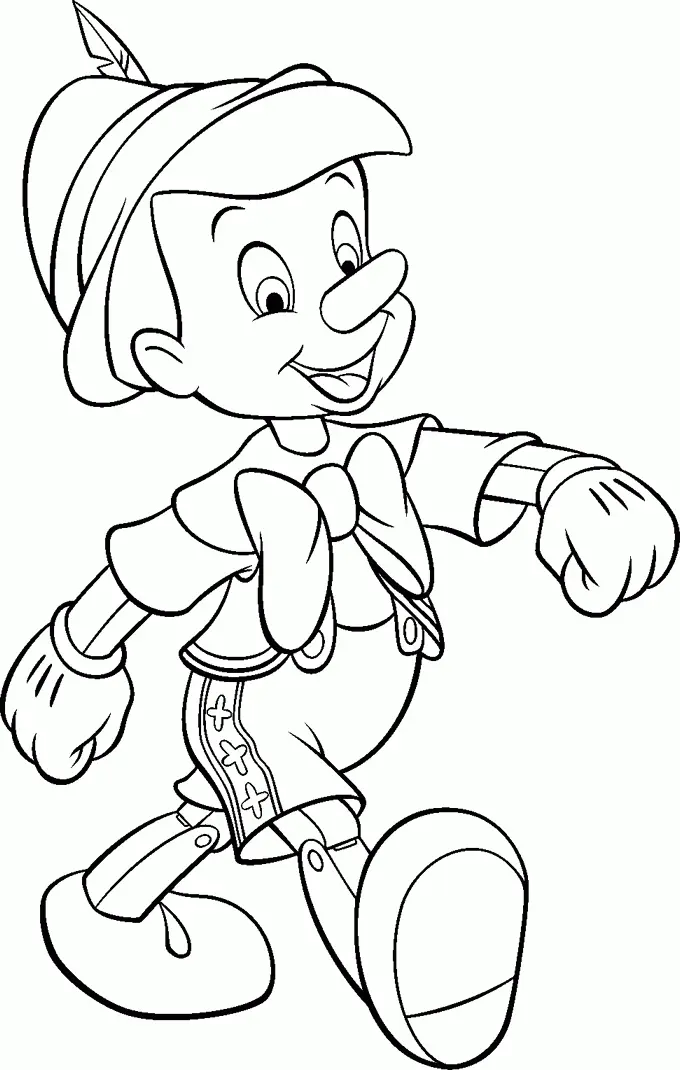 Desenhos de Pinocchio Para Colorir 3