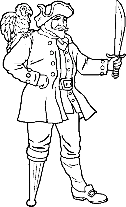 Pirate Coloring Pages 64
