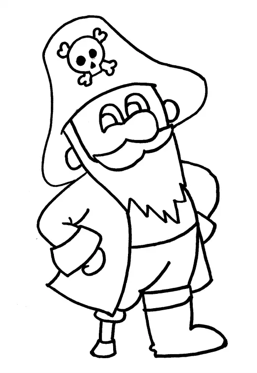 Pirate Coloring Pages 65