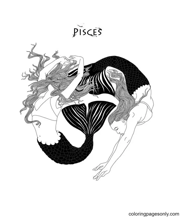 Pisces Coloring Pages 20