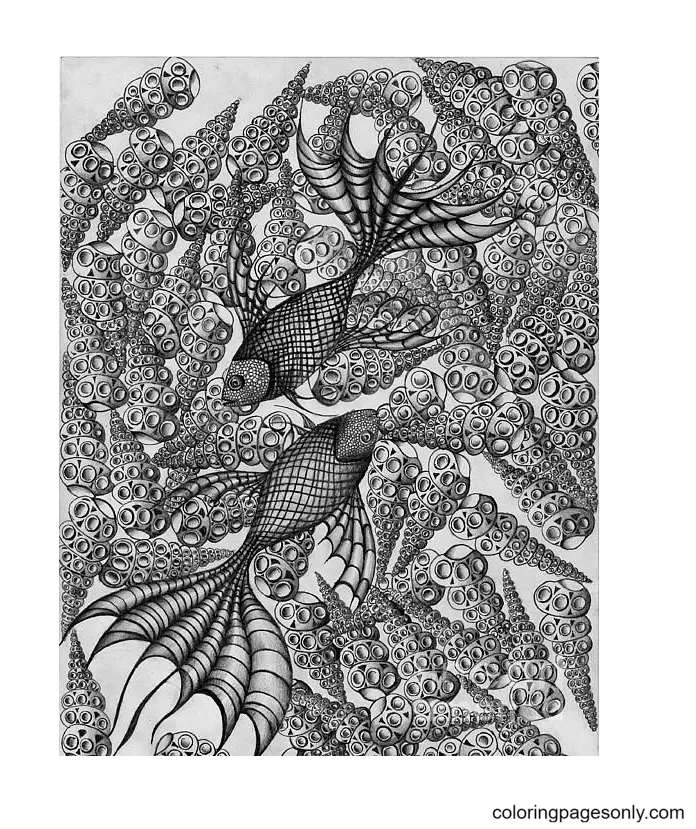 Pisces Coloring Pages 24