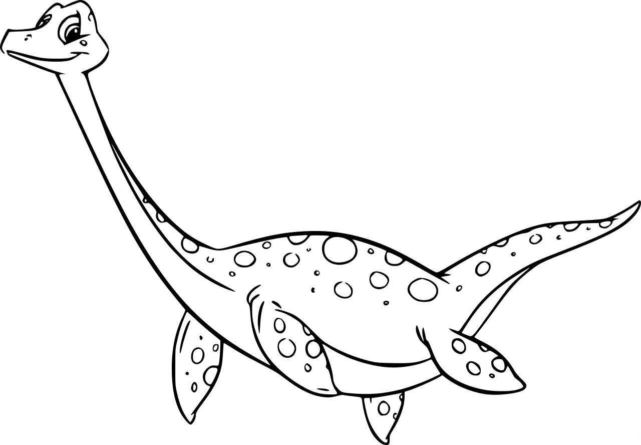 Plesiosaurus Coloring Pages 5