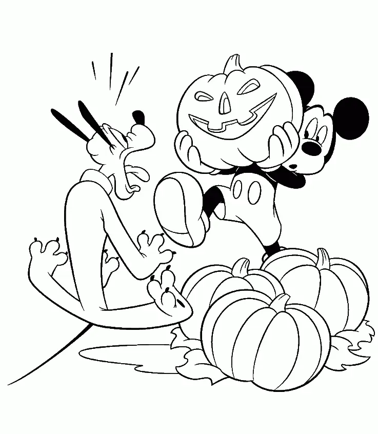 Desenhos de Pluto Para Colorir 15